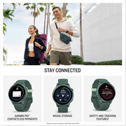 Garmin vívoactive 6 GPS Smartwatch – Health & Fitness Tracker with AMOLED Display, 11-Day Battery, Metallic Jasper Green with Jasper Green Band