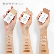 Beauty of Joseon Daily Tinted Fluid Sunscreen SPF 40 – 12 Shades – Lightweight, Moisturizing Broad Spectrum Korean Face Sunscreen – 50ml / 1.69 fl. oz – Shade #MP200