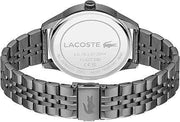 Lacoste Vienna Men’s Quartz Watch – Stainless Steel Case, Blue Dial, Link Bracelet, 42mm