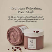 Beauty of Joseon Red Bean Refreshing Pore Mask & Green Plum Cleanser Set – Deep Pore Detox & Gentle Daily Cleanse Duo