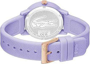Lacoste 12.12 Women’s Quartz Watch – Sporty Fashion Timepiece with TR90 Case, Silicone Strap & Mineral Crystal