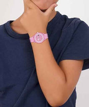 Lacoste L.12.12 Kids' Quartz Watch – 3-Hand Movement, 33mm Case, Water Resistant 5ATM, Comfortable Silicone Strap