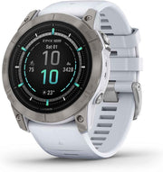 Garmin epix Pro (Gen 2) Sapphire Edition 51mm – Premium Multisport GPS Smartwatch with AMOLED Display & Whitestone Band