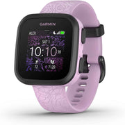 Garmin Bounce™ Kids Smartwatch, Two-Way Text & Voice Messaging, GPS Location Tracking – Lilac Floral