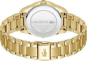 Lacoste Orsay Women’s Multifunction Stainless Steel Watch – 36mm, Gold-Tone, Elegant Timepiece