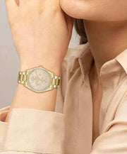 Lacoste Orsay Women’s Multifunction Stainless Steel Watch – 36mm, Gold-Tone, Elegant Timepiece