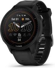 Garmin Forerunner 955 Solar GPS Running Smartwatch – Triathlon Ready, Long-Lasting Battery, Black