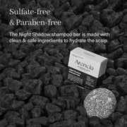 ARENCIA Night Shadow Biotin Shampoo Bar – Hair Regrowth & Gray Hair Care for Oily to Normal Hair | Vegan & Sulfate-Free