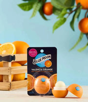 eos Valencia Orange Blue Moon Lip Balm – 100% Natural Hydration with Shea Butter and Citrus Oils