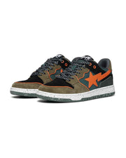 BAPE SK8 STA #1 M2 Low-Top Sneakers – Dual-Leather with Iconic STA Logo
