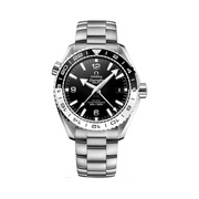 Omega Seamaster Planet Ocean Automatic Men’s Watch 215.30.44.22.01.001 – Swiss Master Chronometer, GMT, Helium Escape Valve, Ceramic Bezel