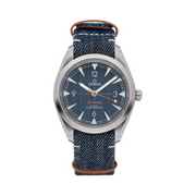 Omega Railmaster Automatic Men’s Watch 220.12.40.20.03.001 – Swiss Made, Blue Jeans Dial, Tang Buckle