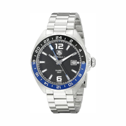 TAG Heuer Formula 1 WAZ211A.BA0875 – Swiss Automatic GMT Black Dial Men’s Watch with 42-Hour Power Reserve
