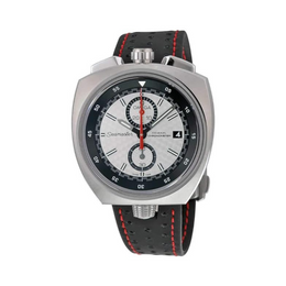 Omega Seamaster Bullhead Automatic Silver Dial Black Leather Strap Men’s Watch 225.12.43.50.02.001 – Iconic Chronograph Design