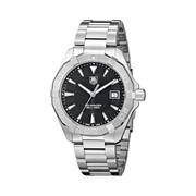 TAG Heuer Men’s Aquaracer 300M 41mm Black Dial Stainless Steel Quartz Watch – WAY1110.BA0910