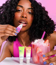 eos Pink Paradise Mini Super Balm – 24-Hour Moisture Lip Treatment with Shea, Avocado & Cocoa Butter