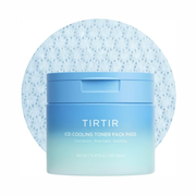 TIRTIR Ice-Cooling Icing Toner Pads (120 Pads) | Instant -3.76°C Cooling Toner Pads for Pore Tightening, Hydration & Soothing | Korean Skincare for All Skin Types
