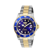 Invicta Pro Diver Men’s Quartz Watch – Two-Tone Stainless Steel Blue Dial 40mm