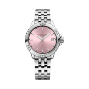 Raymond Weil Tango Classic Women’s Quartz Watch 5960-ST-80001 – Pink Dial, Stainless Steel Bracelet, 30mm
