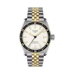 Tissot PR516 Powermatic 80 Automatic Watch – 38mm Stainless Steel with Yellow Gold PVD