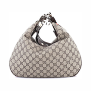 Gucci Pre-Loved Attache Medium Shoulder Bag – Brown GG Coated Canvas