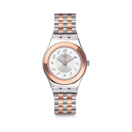 Swatch Midimix Medium Unisex Quartz Watch – Grey Stainless Steel 33mm