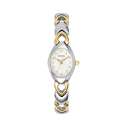 Bulova Ladies’ Classic Two-Tone Stainless Steel Quartz Watch (98V02)