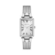 Anne Klein Women’s Mesh Bracelet Watch – Silver