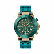 GUESS Green Chronograph Men’s Watch | Stainless Steel Case & Multifunction Dial