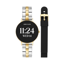 Anne Klein Connect It Prism Smartwatch Set – Two Tone/Black