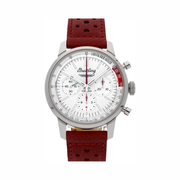 Breitling Top Time B01 Ford Thunderbird Edition – 41mm Stainless Steel Chronograph Watch with Red Calfskin Strap