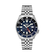 Seiko SSK003 Men’s Automatic 5 Sports Watch – Blue Dial, GMT Bezel, 100m Water-Resistant