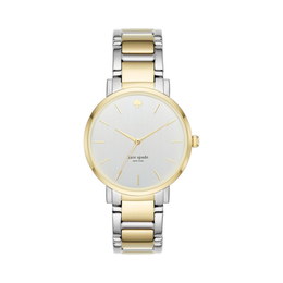 Kate Spade New York Gramercy Women’s Two-Tone Quartz Watch with Alloy Bracelet (38mm)