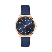 Nine West Women’s Strap Watch NW/2836 – Navy Blue & Rose Gold