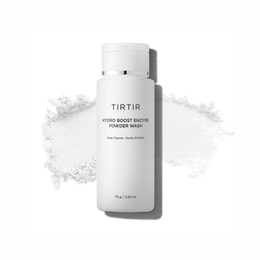TIRTIR Hydro Boost Enzyme Cleansing Powder | Gentle Exfoliating Cleanser with Rice Bran Oil & Niacinamide | Brightening, Hydrating, Hypoallergenic Face Wash, 2.64 oz