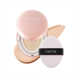TIRTIR Mask Fit All Cover Pink Cushion Foundation – High Coverage, Velvety Matte Finish, Long-Lasting Korean Cushion (#13N Fair Ivory, 0.63 Fl Oz)