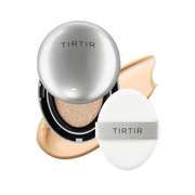 TIRTIR Mask Fit Aura Silver Cushion Foundation – Semi-Glow Finish, Natural Coverage, Hydrating & Lightweight Korean Foundation (#23N Sand, 0.63 Fl Oz)