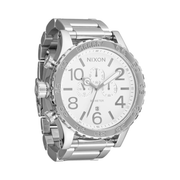Nixon 51-30 Chrono Men’s Watch – 51mm Analog, 300m Water Resistant, Stainless Steel, Push Button Foldover Clasp