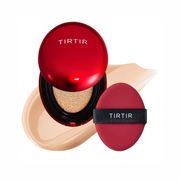 TIRTIR Mask Fit Red Cushion Foundation – Full Coverage, Weightless Korean BB Foundation with Satin Glow Finish (#21N Ivory, 0.63 Fl Oz)