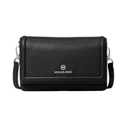 Michael Kors Jet Set Charm Small Phone Crossbody Bag – Silver-tone Hardware / Black