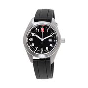 Victorinox Garrison Ladies Watch – Black Dial with Silicone Strap