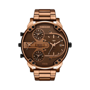 Diesel Mr. Daddy Slim Men’s Watch – 54mm Brown Stainless Steel Case with Date Display | DZ7493