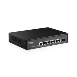 MokerLink 8-Port 2.5G PoE Switch with 10G SFP | 120W PoE | Fanless Unmanaged Metal Switch | IEEE 802.3af/at | High-Speed 2.5GbE Network Switch