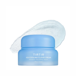 TIRTIR Ice-Cooling Cloud Cream (1.76 Fl Oz) | -4.36°C Instant Cooling Korean Face Moisturizer for Firming, Hydration & Pore Care | Day & Night Cream for All Skin Types