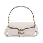 Coach Tabby Shoulder Bag 26 – Chalk Polished Pebble Leather Designer Crossbody Handbag