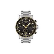 Tissot Supersport Chrono Men’s Stainless Steel Watch – Grey Dial, Swiss Quartz (T1256172105100)