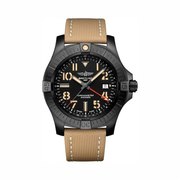 Breitling Avenger Automatic GMT 45 Men’s Watch – COSC Certified Calibre 32, Dual Time Zone Display