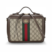 Gucci Pre-Loved Ophidia Medium Shoulder Bag – Original GG Supreme Canvas, Brown