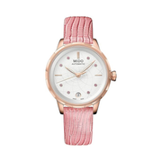 MIDO Rainflower – Swiss Automatic Women’s Watch  White Dial | 34 mm Rose-Gold PVD Stainless Steel Case | M0432073601100
