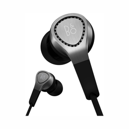 Bang & Olufsen Beoplay H3 In-Ear Headphones – Lightweight Aluminum Earphones with Deep Bass Port, Natural Gray